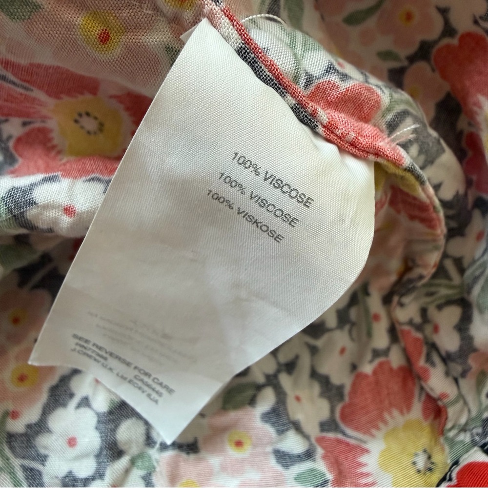 J Crew Mercantile Seventies Floral Easy Wrap Dress Size XSMALL - Picture 13 of 14